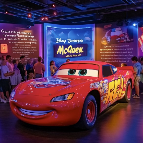 Lightning McQueen in a Event Rental